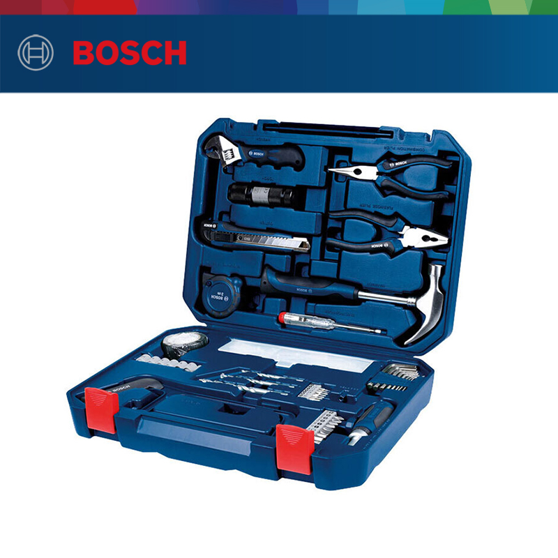 博世（BOSCH）家用多功能五金工具套装（108件套）手动工具箱